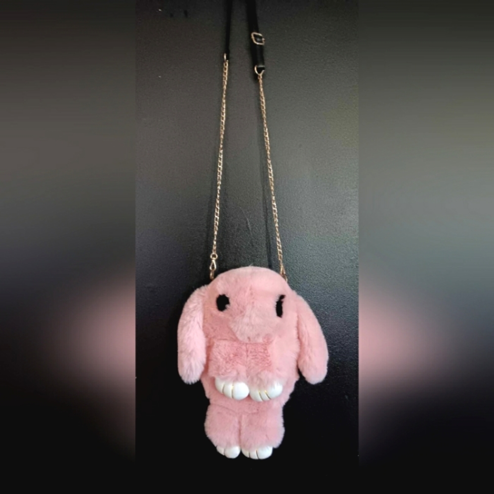 Soft bunny purse